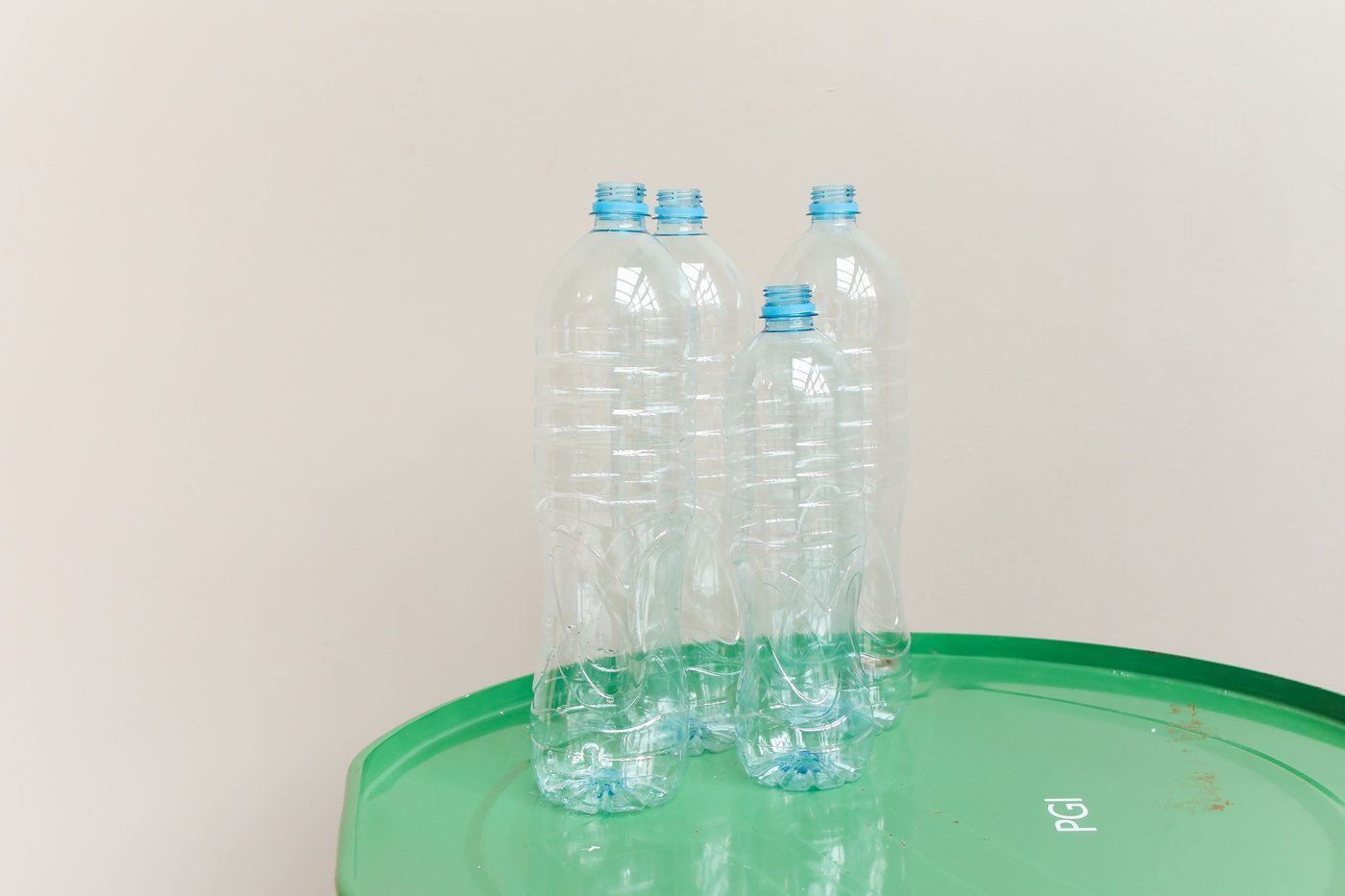 Klare plastflasker i PET